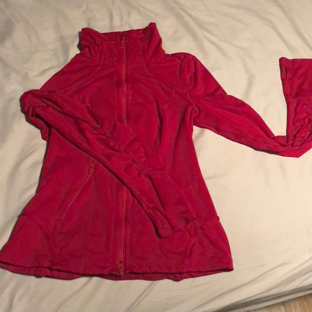 Zella sport zip up peplum back